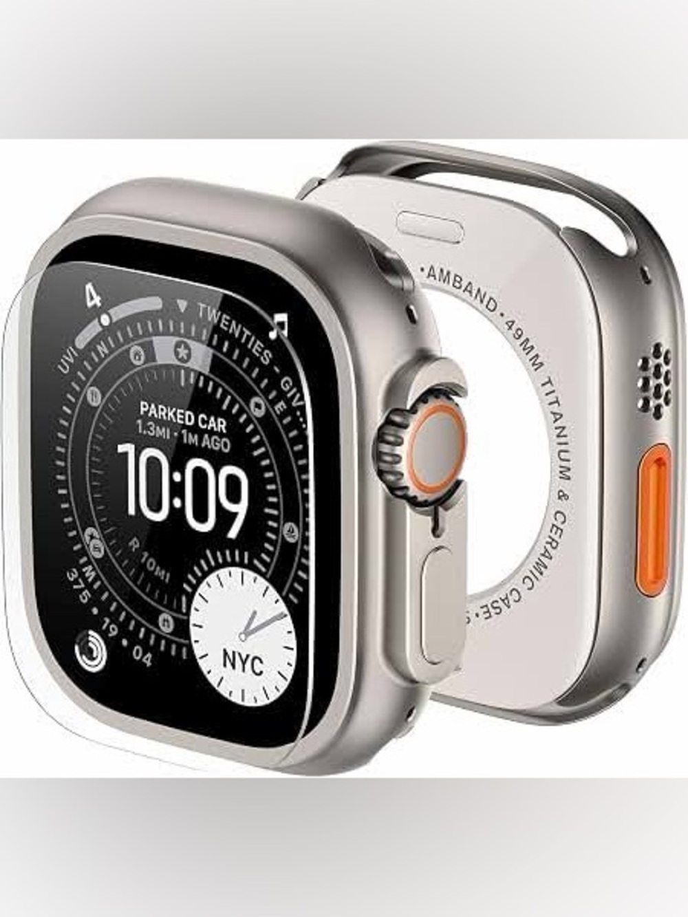 Apple Watch Ultra [GPS + Cellular 49mm] Titanium Starlight Alpine (unisex)